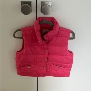 J. Crew Kids Pink Puffer Vest